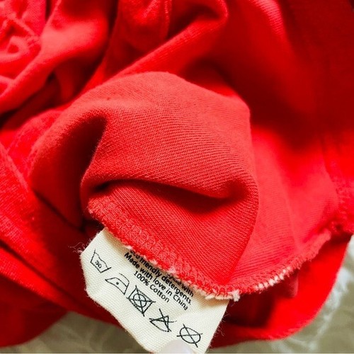 Araminta James XS Bailey Terry Cloth long sleeve top and skirt set in Coral red - Picture 8 of 12