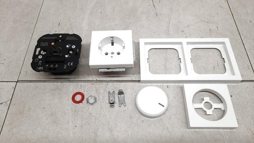EBROM LED Dimmer/Drehdimmer + Busch Jäger Future Linear weiß, LED 5-150 Watt - Bild 6 von 6