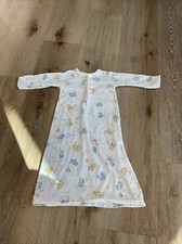 Care Bear - Vintage 1983 Infant Layette Gown - White Care Bear Print