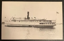 BRANDON STEAMER REAL PHOTO POSTCARD NEW UNUSED EXCELLENT CONDITION