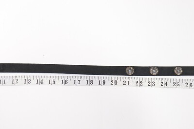 Veronica Beard NWT Nika Belt Size XS in Solid Black with Circular Details Veronica Beard NWT Nika Belt Size XS in Solid Black with  main image 4