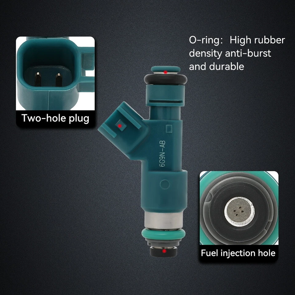 Inyectores de combustible 6 piezas para Land Rover LR2 3,2 L 2008 2009 2011 2012 85212246 Foto 2 de 4