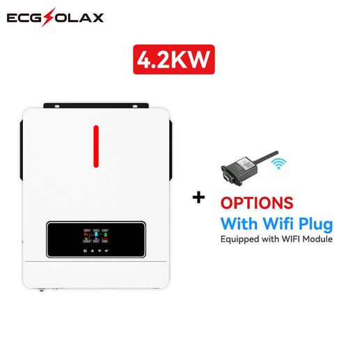 ECGSOLAX 4200W DC 24V AC 220V Off/Gird Tie Solar Inverter MPPT Pure Sine Wave - Picture 10 of 10