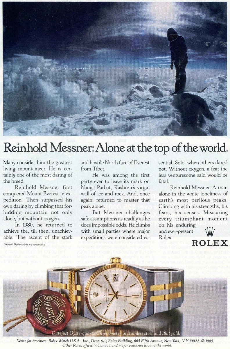 Mount top everest rolex