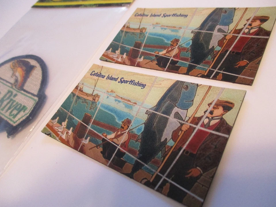 PARCHE DE PESCA BASS PRO SHOPS "1" SELLADO DE FÁBRICA WHITE RIVER + 2 IMANES #302 Foto 3 de 4