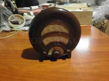 COLLEZIONE RIPRODUZIONE MINIATURA RADIO D'EPOCA EKCO AD36 UK 1935 USATA