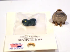 Dollhouse Miniature Toy Army Jeep
