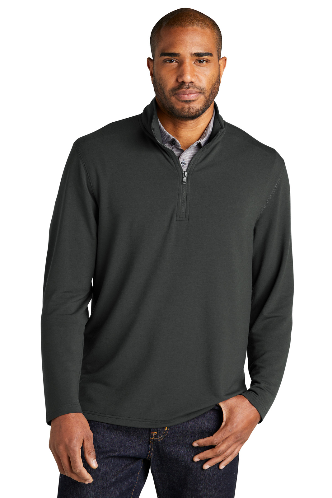 Port Authority K825 Mens Long Sleeve Snag Resistant Microter