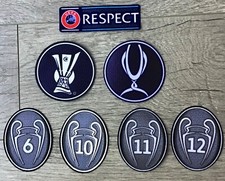 Patch rispetto UEFA United Supercoppa Real Madrid vs Manchester Trophy 6,10,11,12