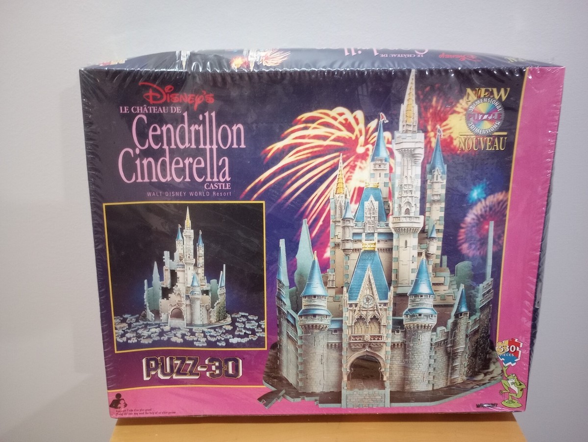 Wrebbit Cinderella Castle Disney World Puzz-3D Puzzle 530 Pieces