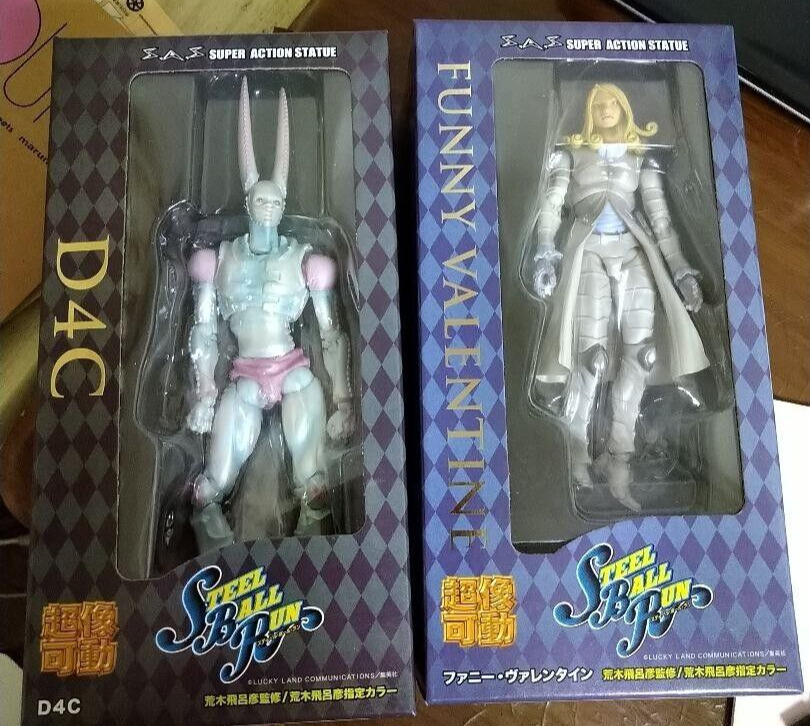 JoJo's Bizarre Adventure Super Action Statue Figure 7th part( D4C Valentine  set)