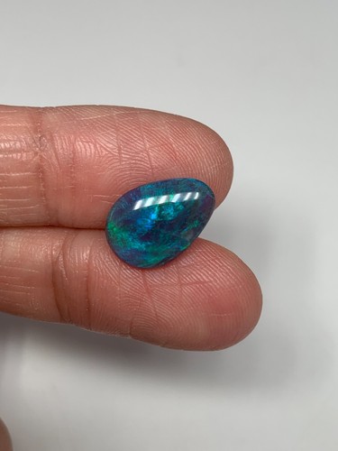 Quality Teardrop. Lightning Ridge Black Crystal Opal. 2.52 Ct - Picture 2 of 10