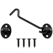 5 Inch Hook and Eye Latch, Privacy Eye Hook Latch for Sliding Door/Barn Door,...