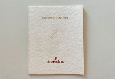 Audemars Piguet Ewiger Kalender 1997 Katalog Broschüre AP DEUTSCH