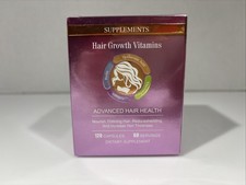 Hair Growth Vitamins Advanced Hair Health 120 Capsules Biotin Collagen New