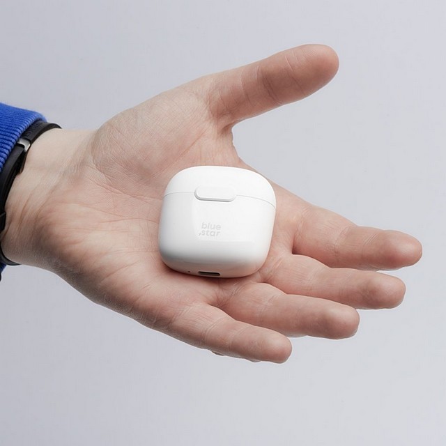 BLUE STAR AURICOLARE BLUETOOTH CUFFIA WIRELESS STEREO TWS FI7 WHITE 794BA4A foto 6