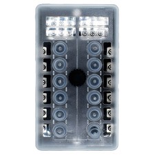 BLUEWATER 12 POSITION CIRCUIT BREAKER PANEL W/ COVER