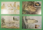 DR WHO 1982 FRENCH POLYNESIA 4 FDC ART MAXIMUM CARD R52297
