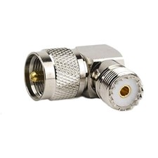 Lightweight UHF Male PL259 to Female SO239 Coax Adapter for Indoor/Outdoor Use
