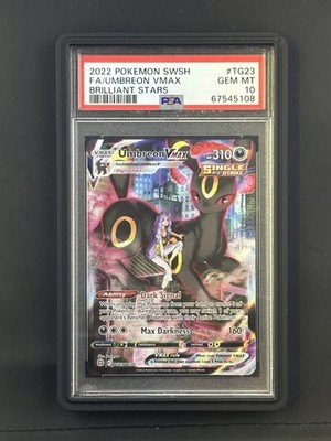 Umbreon VMAX TG23/TG30 Swsh09: Brilliant Stars Trainer Gallery PSA