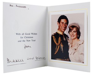 Photo Dédicacée De La Princesse Diana Avec Signature - Certificat D'Authenticité Inclus