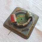 Vintage Marx Honeymoon Express Wind-Up Tin Train Toy w/ Tunnels Works Germany
