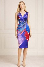 SALE! $3900 LUXURY GIFT GORGEOUS ROBERTO CAVALLI ITALY SILK dress size S 40