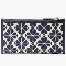 Kate Spade New York Spade Flower Large Floral Long Wallet