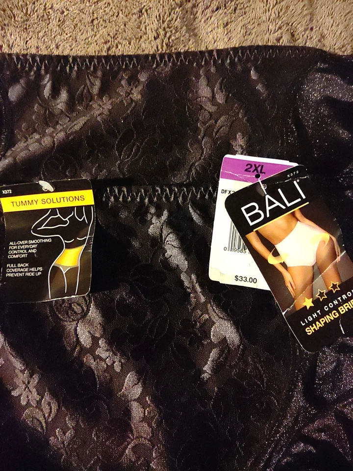 Bali Tummy Solutions 2 pack Women Underwear Shaping Brief Firm Control Size 9 - Image 2 of 4