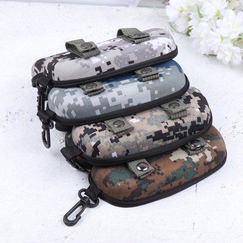 4 Pezzi Custodia per Occhiali da Sole Custodia con Cerniera Portatile Occhiali - Foto 11 di 11