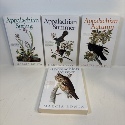 Marcia Bonta Appalachian Seasons Lot of 4 Books - Spring, Summer, Autumn, Winter