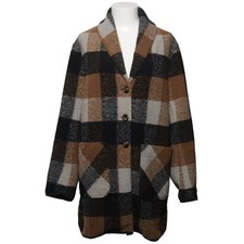 Frieda & Freddies, Oberhemd, Damen, Größe: 38, Braun/Schwarz/Weiß, Karo #iN5