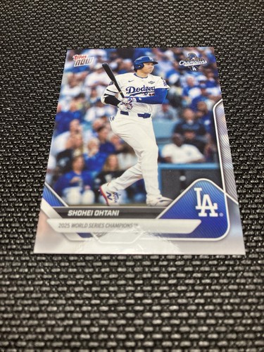 2025 Topps Now Shohei Ohtani World Series Champions WS-1
