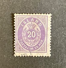 Michel 10a Island 1876 Gestempelt