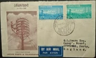 INDIA 1 NOV 1953 CENTENARY OF INDIAN TELEGRAPHS FIRST DAY COVER W/ BOMBAY CDS