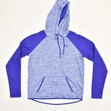 Under Armour Women Pullover Hoodie Polyester Blue Size M Storm 1 Coldgear