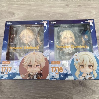 Nendoroid Genshin Impact Traveler Set Firefly & Sora Figuren Neu Versiegelt