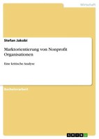 Stefan Jakobi | Marktorientierung Von Nonprofit Organisationen | Taschenbuch