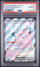 2025 POKEMON JTG EN-JOURNEY TOGETHER ULTRA RARE #173 LILLIE'S CLEFAIRY EX PSA 10 on eBay