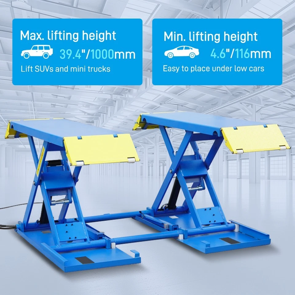110V Electric Mid-Rise Car Lift 6600LB CE-Certified,IN USA Stock,FREE SHIPPING - Image 4 of 4