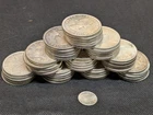 LOT of 50 CANADIAN 1960's .800 SILVER DOLLARS 0.6 troy oz each ASW.