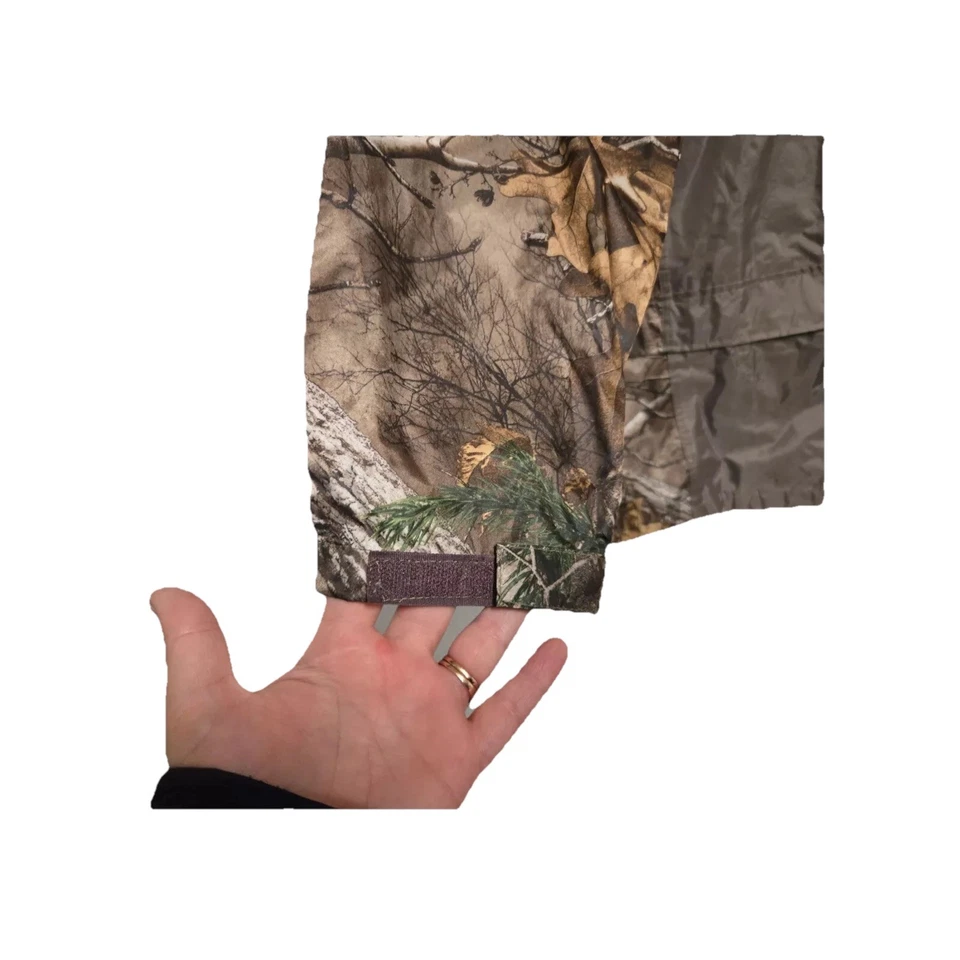 VTG Realtree Rain Coat Fishing Hunting Lightweight Hooded Hunting Waterproof - Image 2 of 4