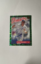 1993 Donruss - Elite Dominator Juan González Auto #11 of 20 /5000 Ships In Mag