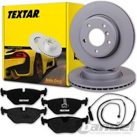 Textar Bremsscheiben 294Mm + BelÄGe Hinten Passend FüR BMW 3Er E46 Nur 325Xi