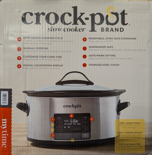 Crock-Pot MyTime Technology 6 Quart Programmable Slow Cooker - Digital 6 Quart - Picture 3 of 3