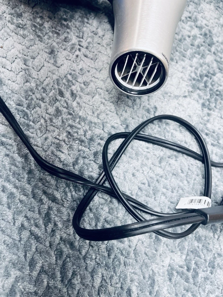 Secador de pelo Infiniti Pro Conair 317 plateado 1875W herramienta de peinado probada Foto 4 de 4