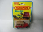 Matchbox Lesney Superfast SF53 Jeep CJ6- red, EARLY BASE CASTING, carded