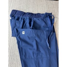Beyond Scrubs Care-Free Cargo Joggers w/ Stretch-Elastic Waistband Drawstring PS