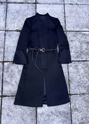 Gucci FW04 By Tom Ford Angora Wool Coat Black -