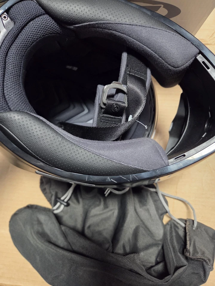 Casco de motocicleta HJC i10 negro 4XL cara completa i-10 negro ¡COMO NUEVO!! Foto 4 de 4